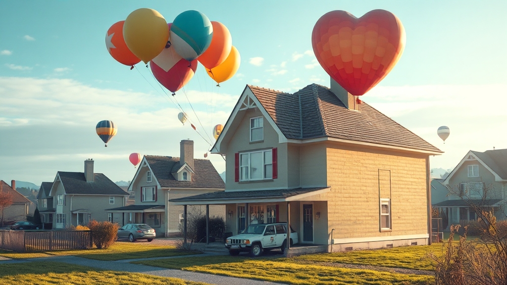 부동산 시장 영향 (realistic 스타일)