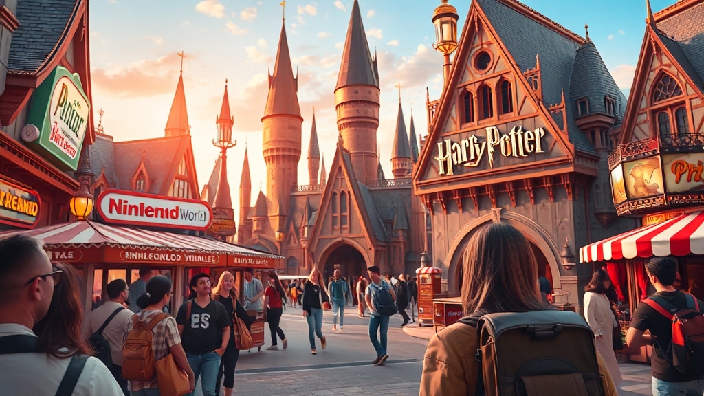 익스프레스 패스 활용 전략 (realistic 스타일)