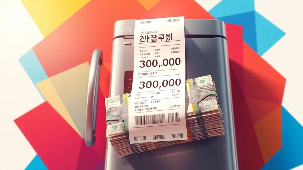 환급 금액 및 신청 방법 (illustration 스타일)