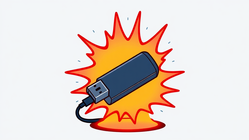 다양한 충전기 종류 및 특징 (cartoon 스타일)