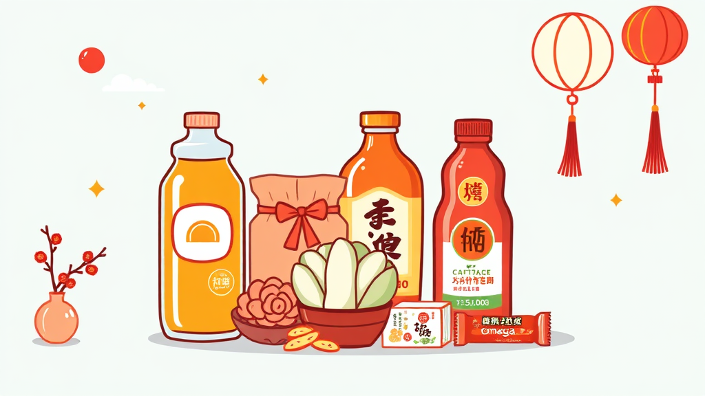 건강과 정성을 더한 설날 선물 추천 (5만원대) (cartoon 스타일)