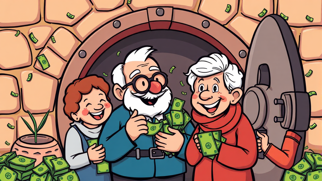 비과세 종합저축: 혜택 및 가입 조건 (cartoon 스타일)