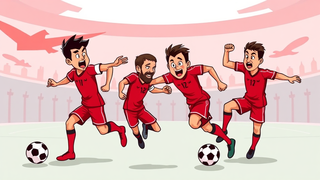 성공을 위한 전략적 포인트 (cartoon 스타일)