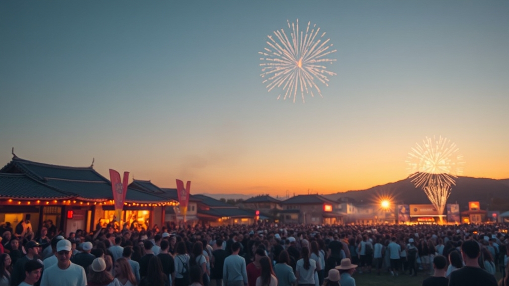 공연 라인업 & 일정 (realistic 스타일)