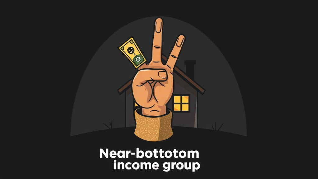 차상위계층, 정확히 어떤 분들인가요? (cartoon 스타일)