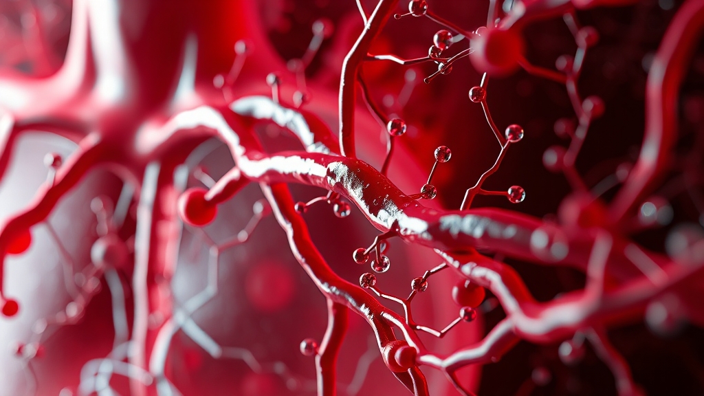 혈관 청소 영양제 (realistic 스타일)