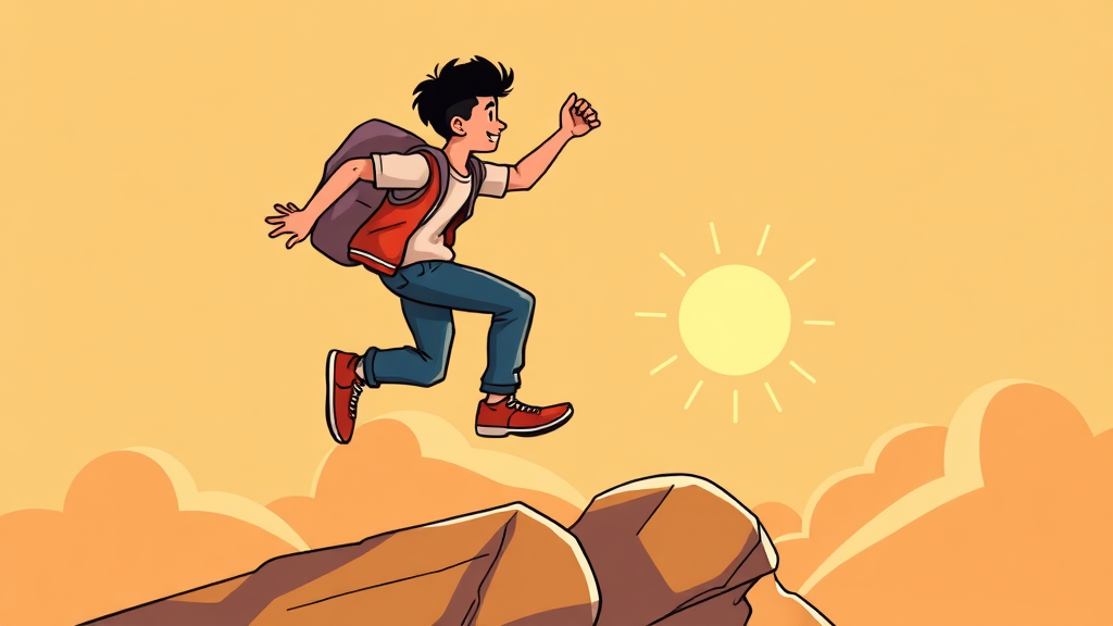 청년 지원 조건은? (cartoon 스타일)