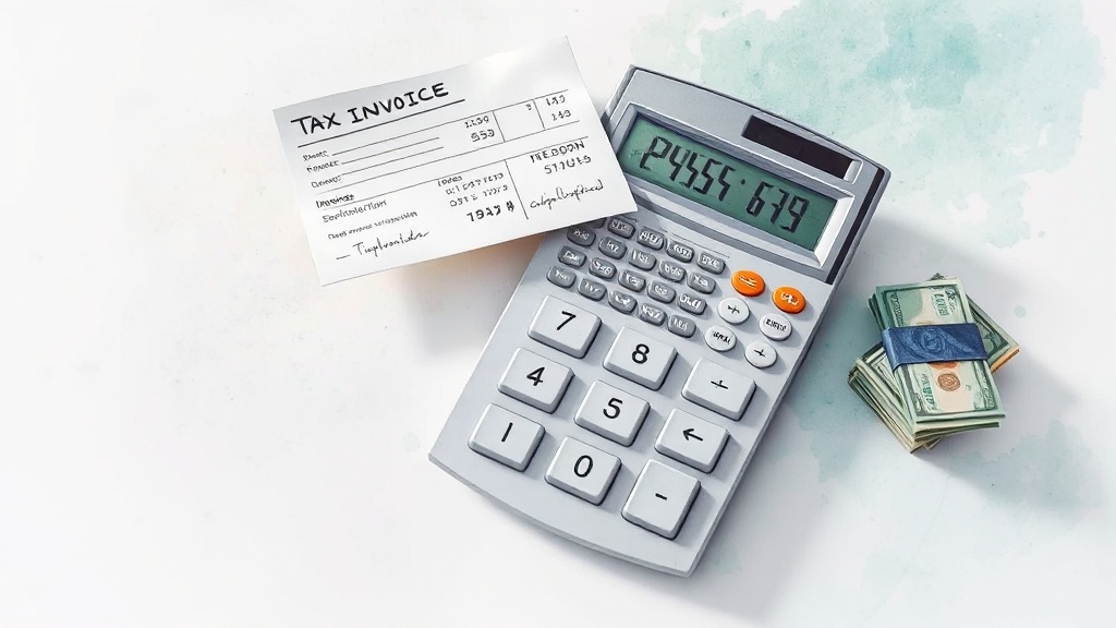 부가세 계산 방식 비교 (watercolor 스타일)