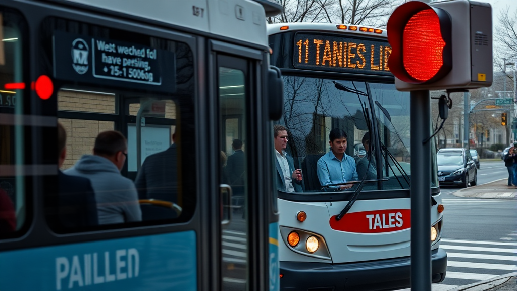 버스 준공영제 논의 재점화 (realistic 스타일)