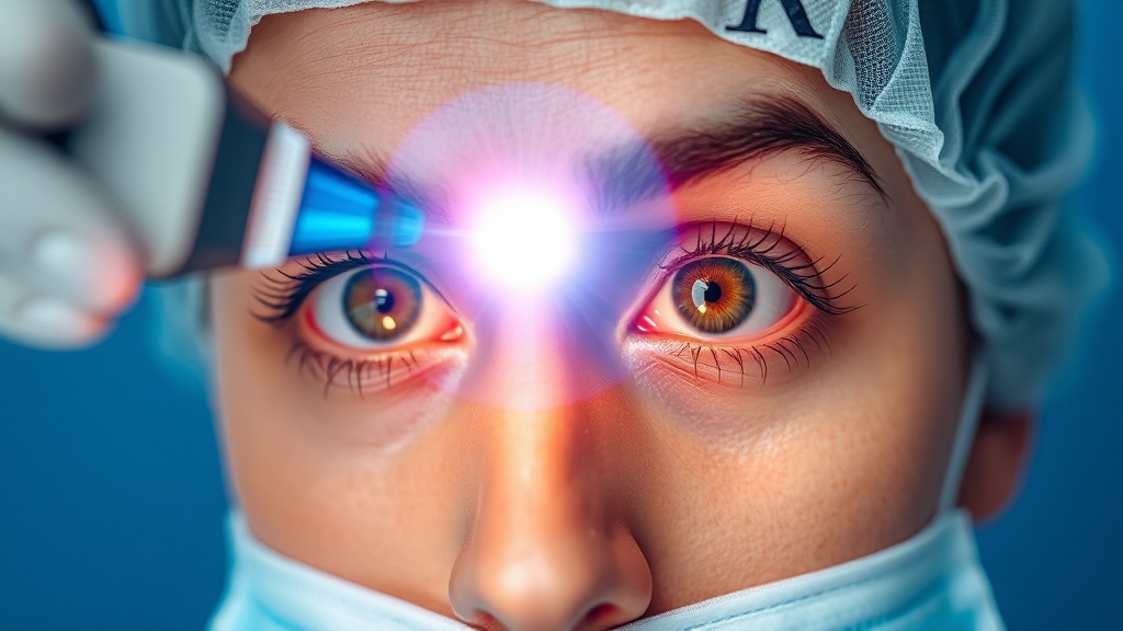 라식 수술: 핵심 파악 (realistic 스타일)