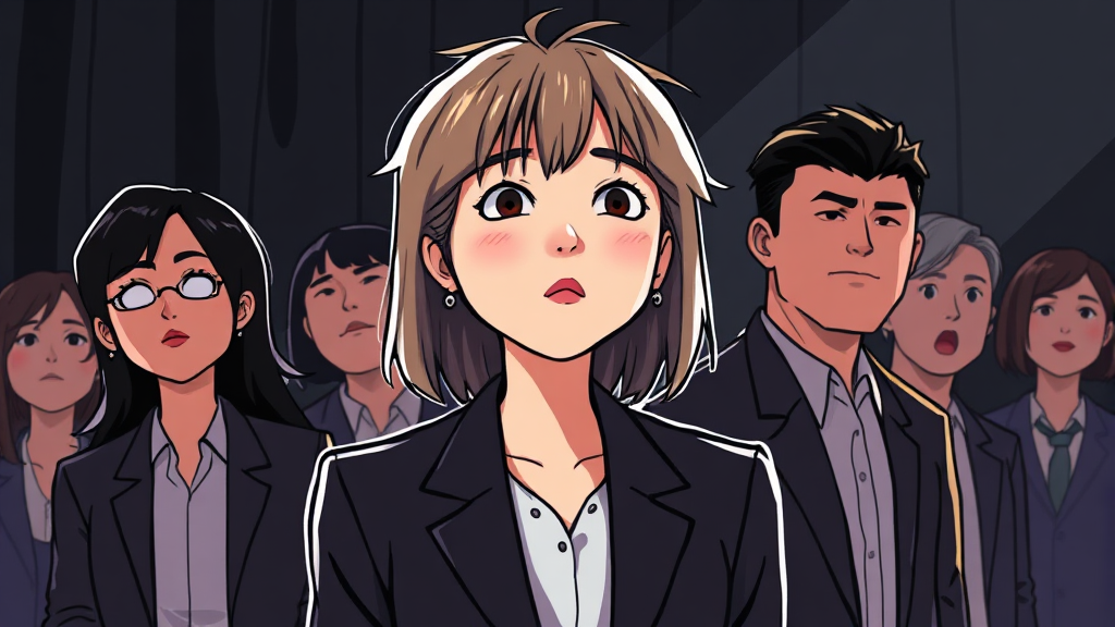 사건 개요: 갑을 관계 논란 (cartoon 스타일)