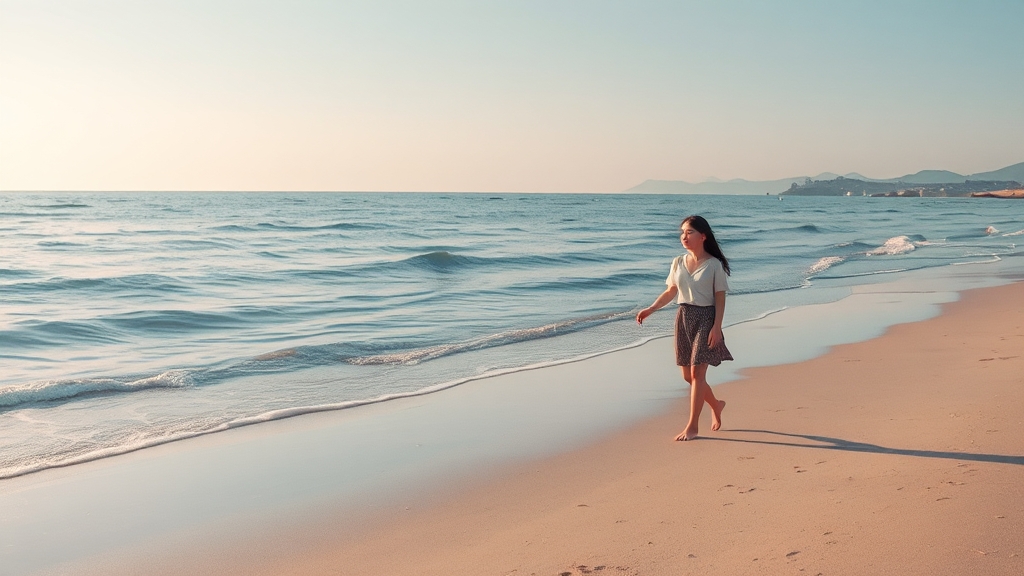 외기해변, 숨겨진 보석 (realistic 스타일)