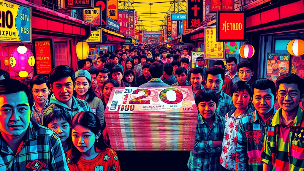 소비쿠폰, 왜 중요할까요? (popart 스타일)