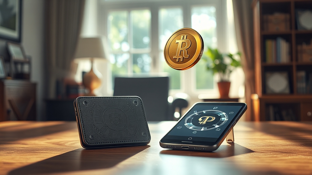 파이코인 지갑 & KYC 인증 (realistic 스타일)