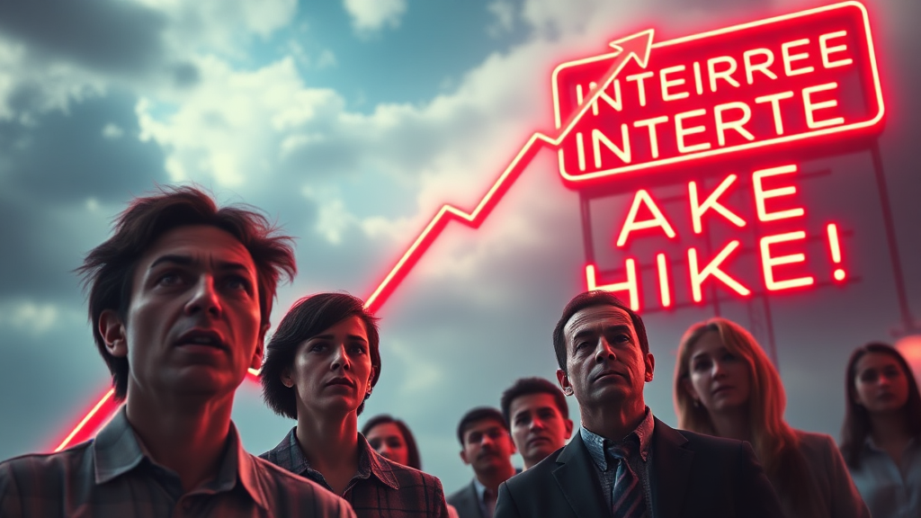 금리 변동 추세, 앞으로는? (realistic 스타일)