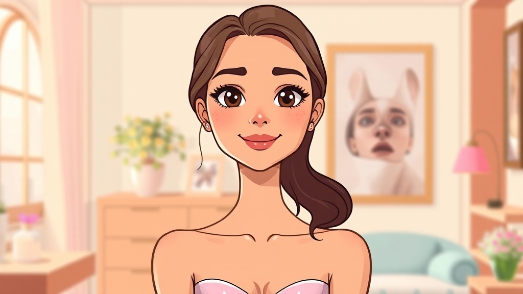 셀리뉴 리프팅 효과 (cartoon 스타일)