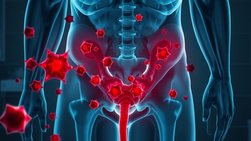 만성 염증, 야간뇨 주범? (realistic 스타일)
