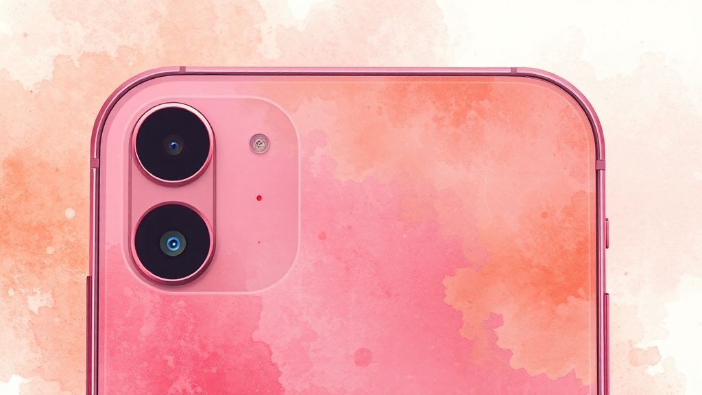 아이폰 17 프로 변색 논란 정리 (watercolor 스타일)