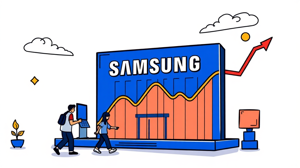 배당락일의 의미, 주가 변동 (cartoon 스타일)