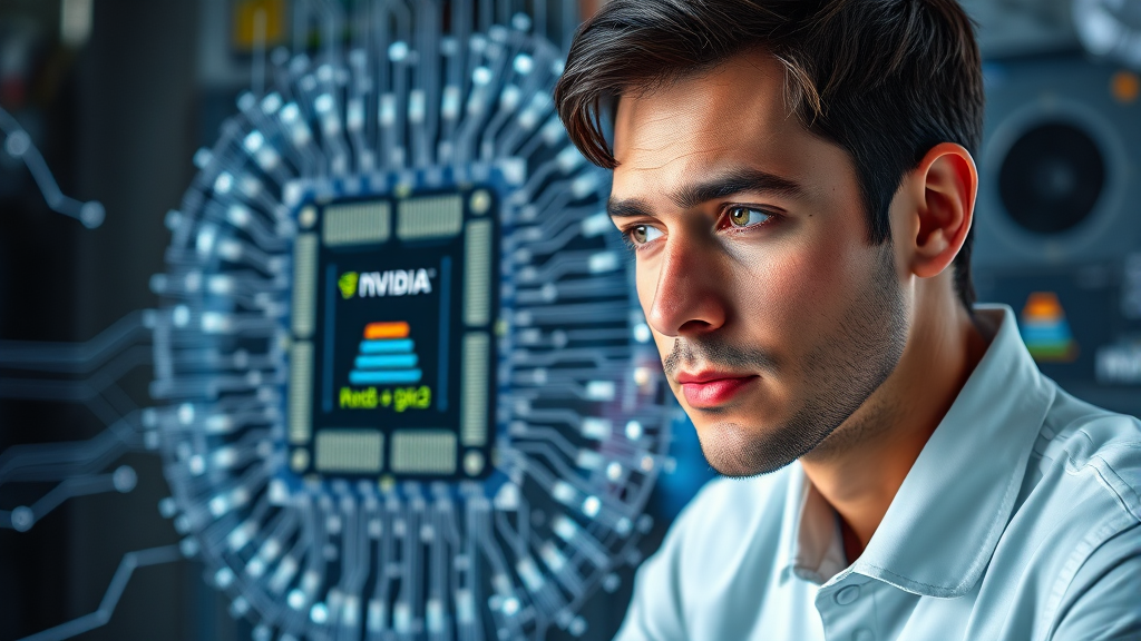 엔비디아, 그록 인수 배경 및 의미 (realistic 스타일)