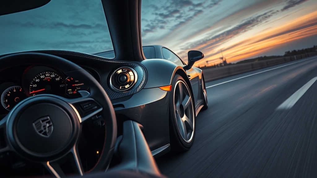 911 GT3 디자인 상세 (realistic 스타일)