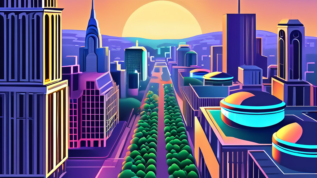 정부 지원, AI 창업의 미래를 열다 (illustration 스타일)