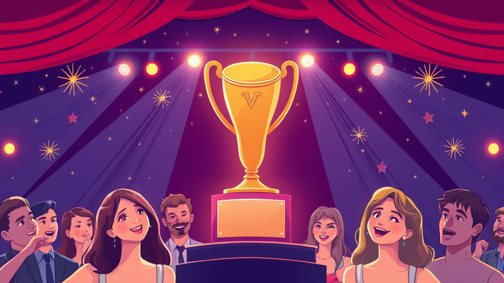 2025 연예대상 후보 (illustration 스타일)