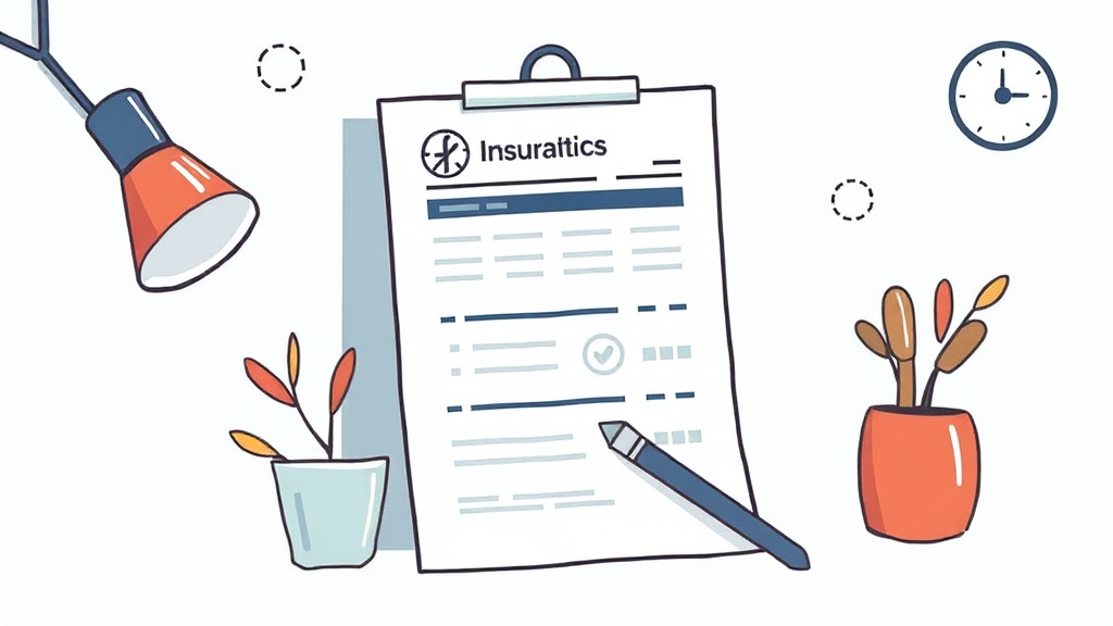 필수 서류 완벽 준비: 진단서, 영수증, 결과지 발급 노하우 (illustration 스타일)