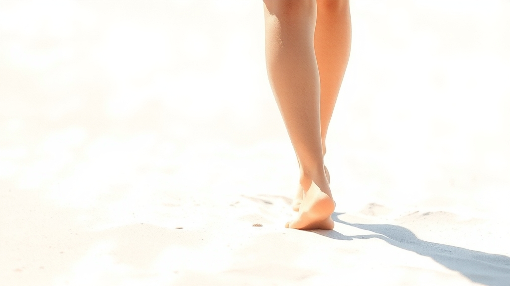 맨발로 걸어봐요 (어싱 체험) (watercolor 스타일)