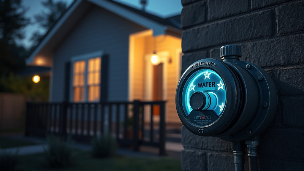 수도 계량기로 누수 여부 확실하게 파악하기 (realistic 스타일)