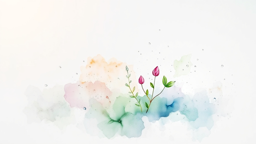 아연 부족 시 증상과 위험성 (watercolor 스타일)