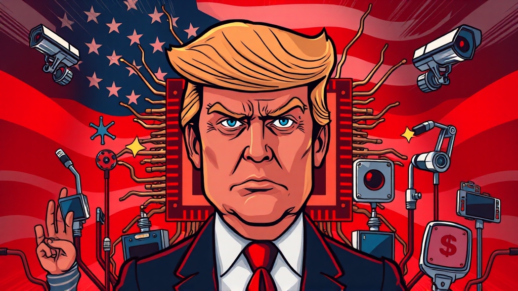 트럼프 관세 정책, 왜? (cartoon 스타일)