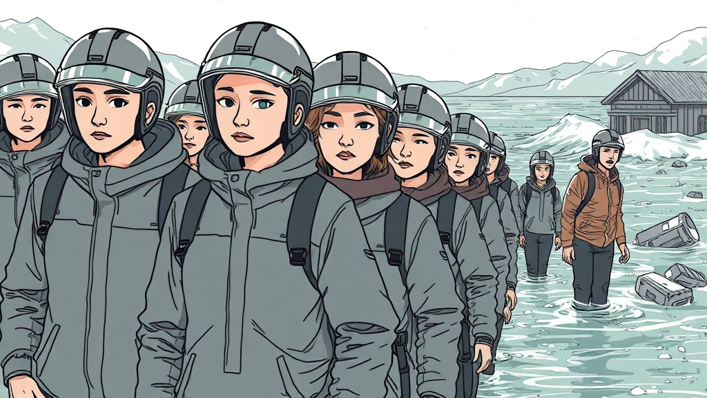 안전 대비 중요 (illustration 스타일)