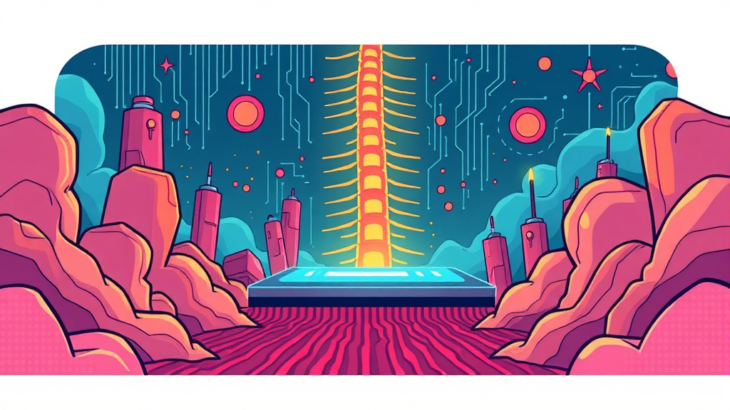 AI 칩 매출 급증: 브로드컴의 놀라운 성장 동력 (cartoon 스타일)