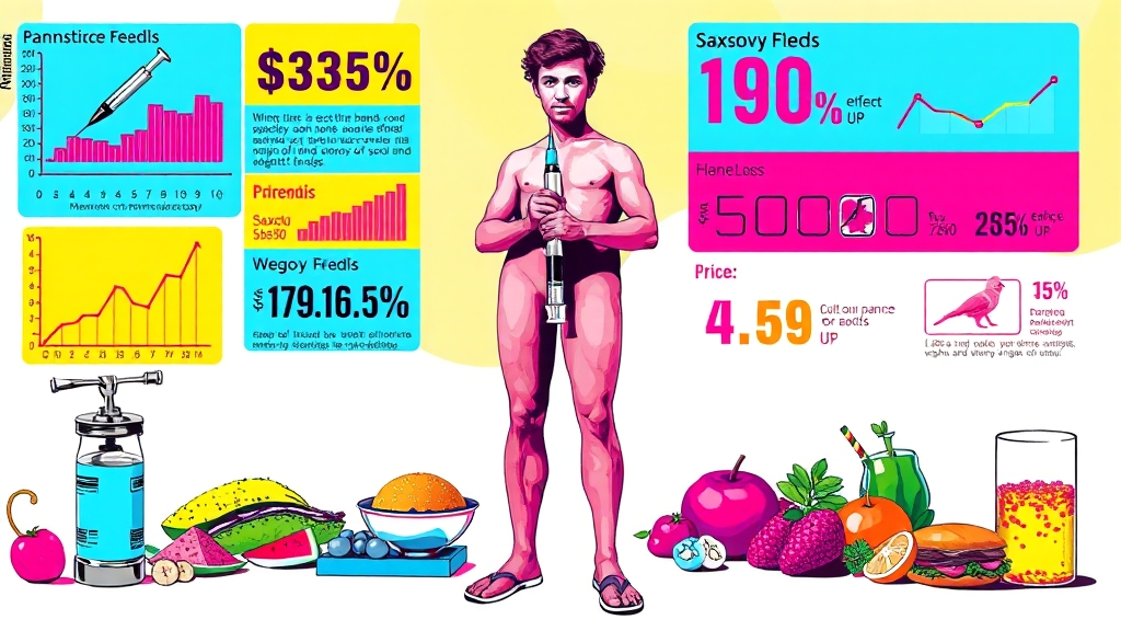 삭센다 vs 위고비, 뭐가 다를까? (popart 스타일)