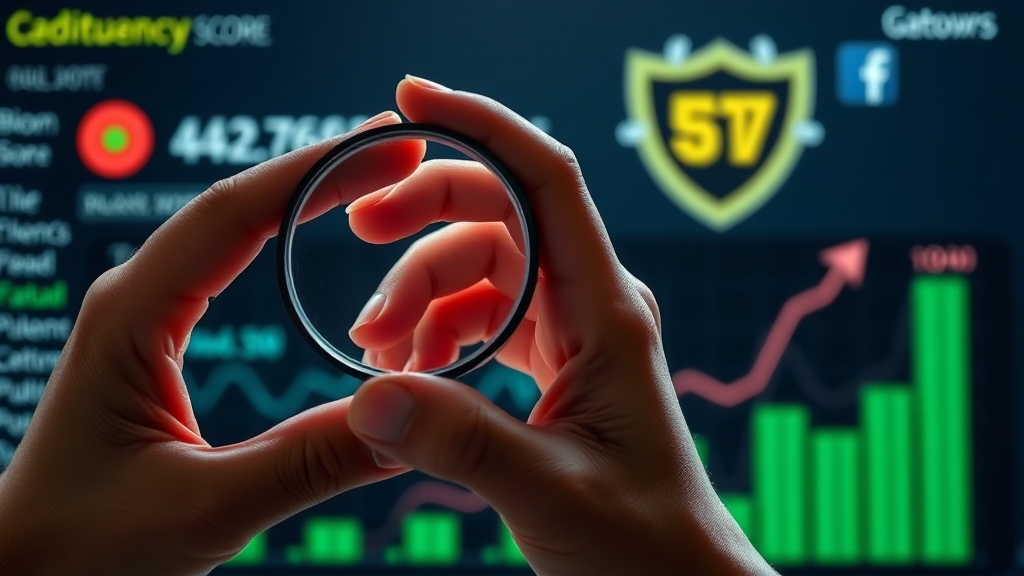 신용점수 관리, 이것만은 꼭! (realistic 스타일)