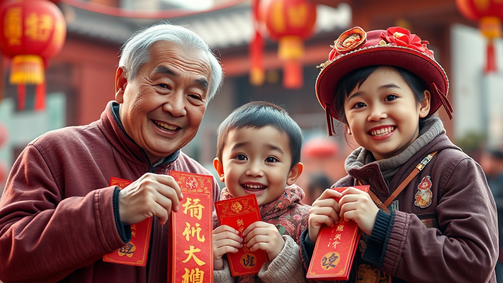 설날 지원 대상 및 조건 (realistic 스타일)