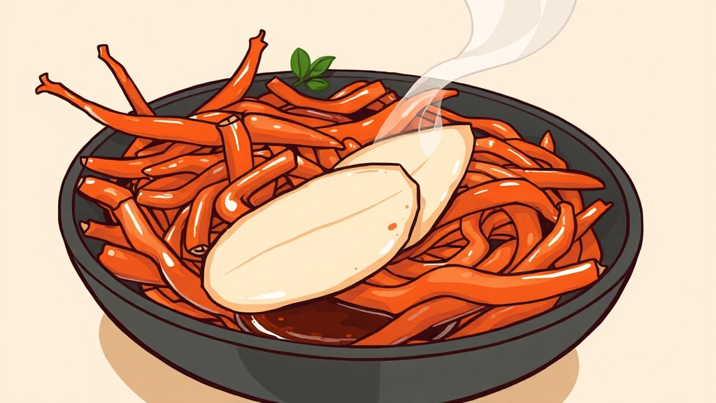 찹쌀풀 없이 양념 만들기 (illustration 스타일)