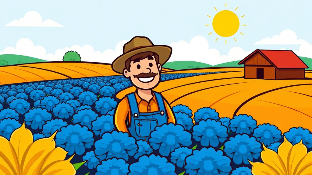 귀농 지원금 신청, 이렇게 하면 쉬워요! (cartoon 스타일)