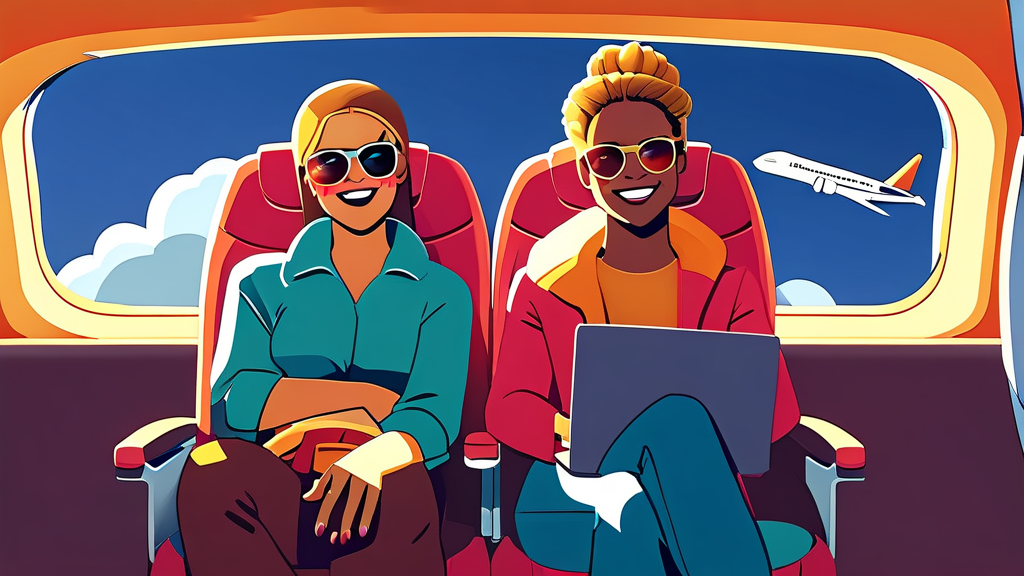 땡처리 항공권, 왜 저렴할까요? (cartoon 스타일)