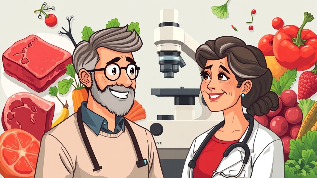 직장암, 왜 생기는 걸까요? (cartoon 스타일)