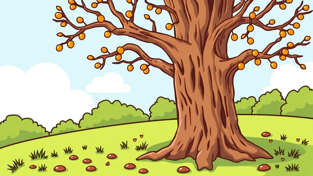 가래나무 수액 섭취 시 알아야 할 주의사항 (cartoon 스타일)