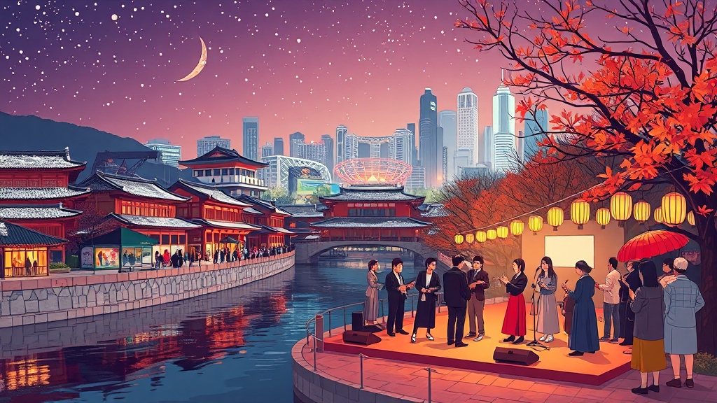 9월 서울 축제 종류 (illustration 스타일)