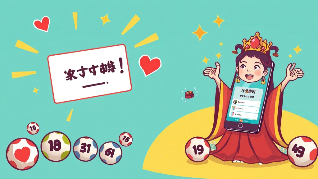 당첨 확인 방법 (cartoon 스타일)