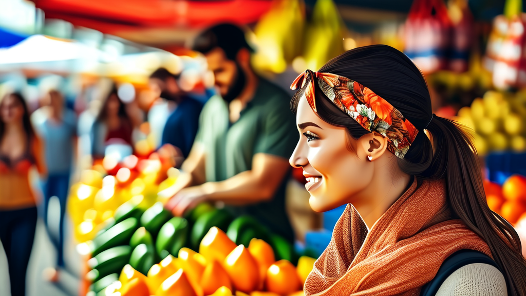 플리마켓 방문 시 놓치지 말아야 할 꿀팁 (realistic 스타일)