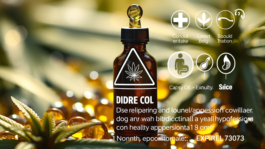 대마종자유, 부작용 및 주의사항 (realistic 스타일)