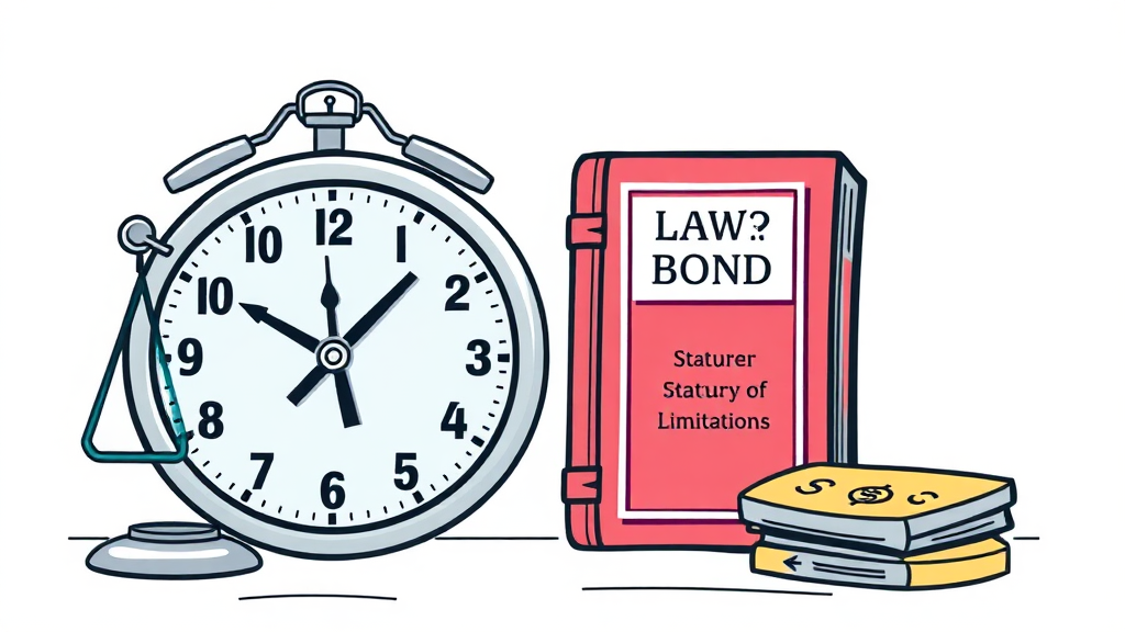 채권 종류별 소멸시효 기간과 계산 방법 (illustration 스타일)