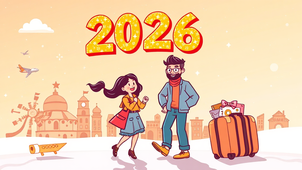 2026년 주요 황금연휴 일정 (cartoon 스타일)