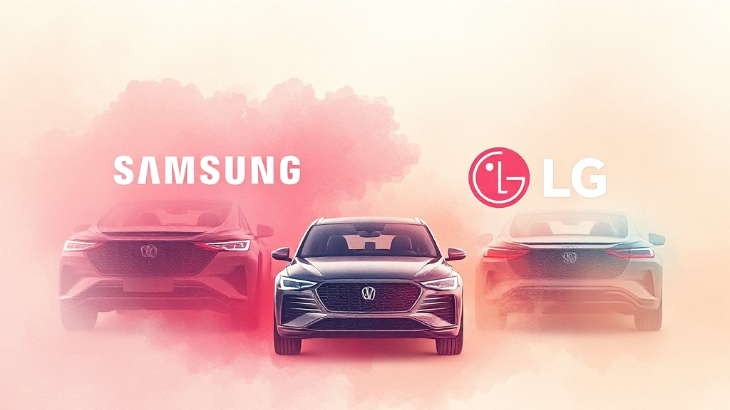 산업 및 기업 동향 (watercolor 스타일)