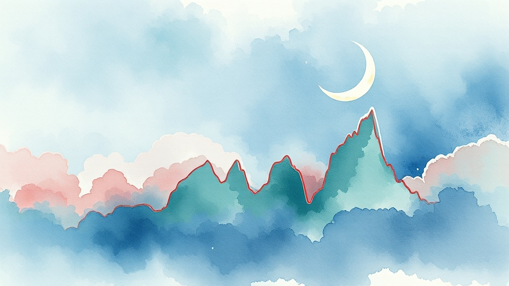에너지 시장, 요동치다 (watercolor 스타일)